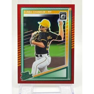 2025 Panini Optic Bubba Chandler Rated Prospect Red Refractor 20/99 SP Pirates
